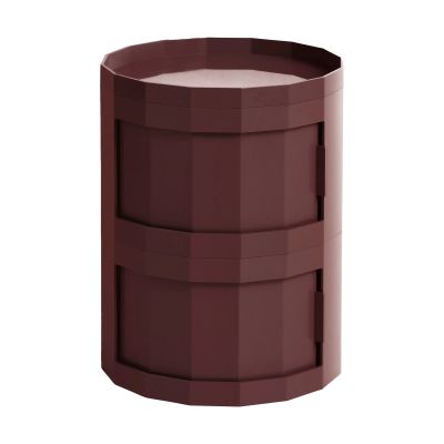 HAY Facet Cabinet 20 sivupöytä Burgundy