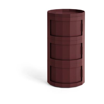 HAY Facet Cabinet 30 sivupöytä Burgundy