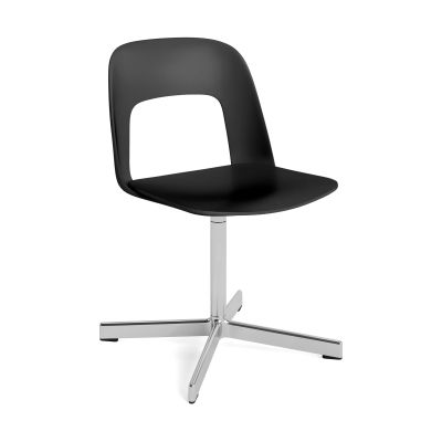 HAY Layout Chair 131 tuoli Black-kiillotettu alumiini
