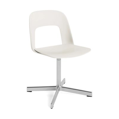 HAY Layout Chair 131 tuoli Cream white-kiillotettu alumiini