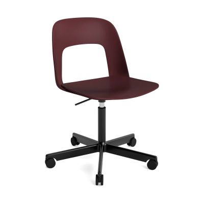 HAY Layout Chair 141 tuoli Bordeaux-black