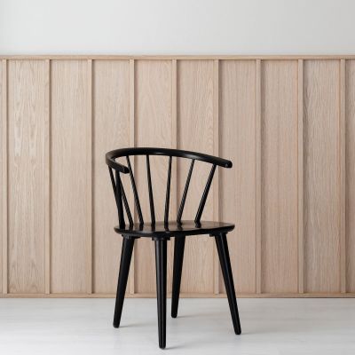 2kpl Rowico Home Carmen pinnatuoli musta, asiakaspalautus