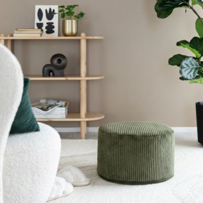 Veke Hilla pyöreä rahi Ø45 cm oliivinvihreä