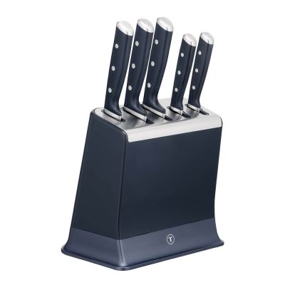 Tefal - EverSharp Pro Veitsitukki 5 veitsellä Tummansininen