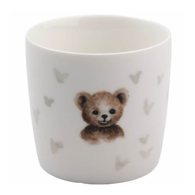 Sögne Home - Lasten muki Karhu 25 cl Valkoinen