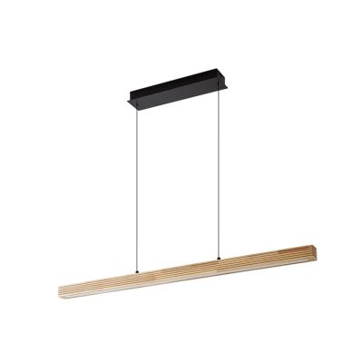 Lucande - Emara LED-riippuvalaisin, CCT, tammi, vaalea puu