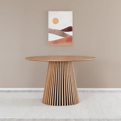 Veke Villa pyöreä ruokapöytä Ø120 cm tammi, asiakaspalautus