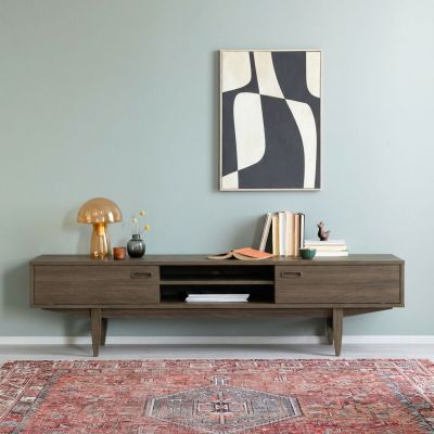 Veke Kahlos tv-taso 180x40x46 cm savutammi