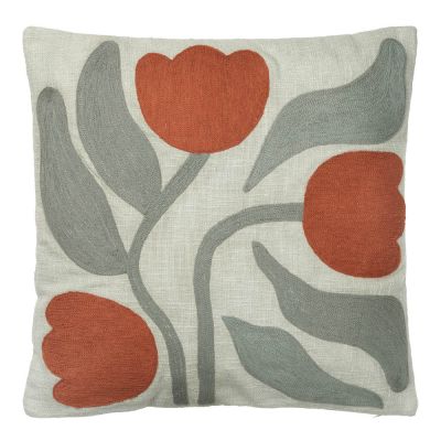 Broste Copenhagen - Dora Tyynynpäällinen 50x50 cm Sage Green/Mocha Bisque