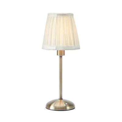 Markslöjd - Anno pöytävalaisin, messinki/valkoinen, korkeus 35 cm, E14, latausasemalla -