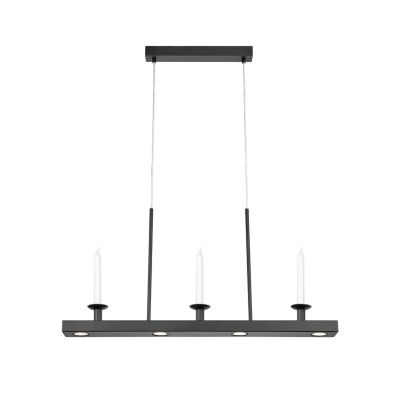 Markslöjd - Dining LED-riippuvalaisin, musta, pituus 82 cm, rauta, himmennettävä