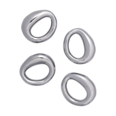 Ferm Living Orrith lautasliinarenkaat 4-pack Hopea