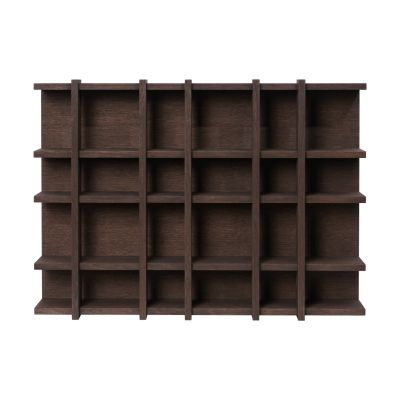 Ferm Living Tilem kirjahylly Tummapetsattu tammi,6×4