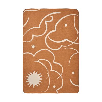 Ferm Living Skye viltti Sienna-parchment, 80x120 cm