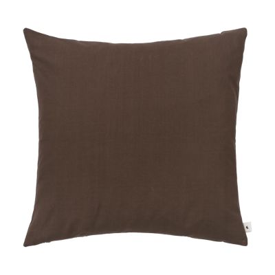 Ferm Living Sen tyynyliina Dark chocolate, 50x50 cm