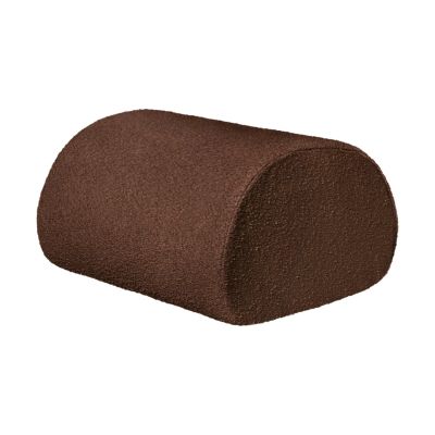 Ferm Living Rouli pouf pure bouclé istuinrahi Kastanjanruskea