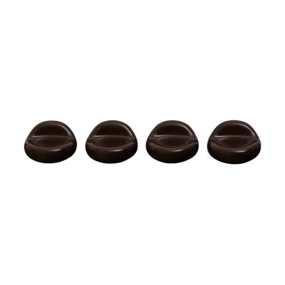 Ferm Living Nube ruukun jalat 4-pack Carobinruskea