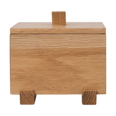 Ferm Living Moku vati Käsittelemätön tammi, 10×11×9,5 cm
