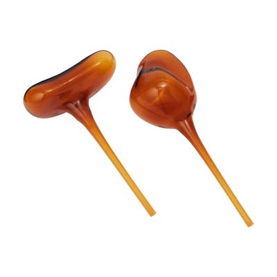 Ferm Living Mercury kastelupallo 2 osaa Amber, 15x24 cm