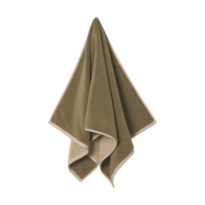 Ferm Living Ekko pyyhe Olive-cashmere, 50x100 cm