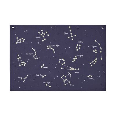 Ferm Living Constellation tekstiilikartta Tummansininen, 70x100 cm