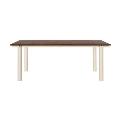 Ferm Living Atura ruokapöytä Light cashmere-tummaksi petsattu tammi, 90x200 cm