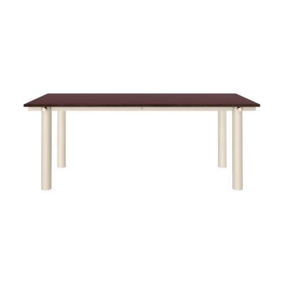 Ferm Living Atura ruokapöytä Light cashmere-burgundy, 90x200 cm