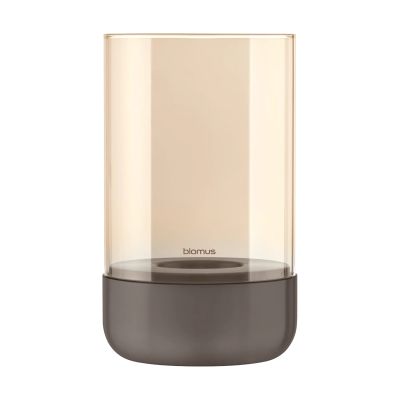 blomus Calma kynttilälyhty Ø12 cm Burned Metal-metallic finish