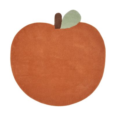 Ferm Living Apple tuftattu matto Brown Clay, 110x110 cm