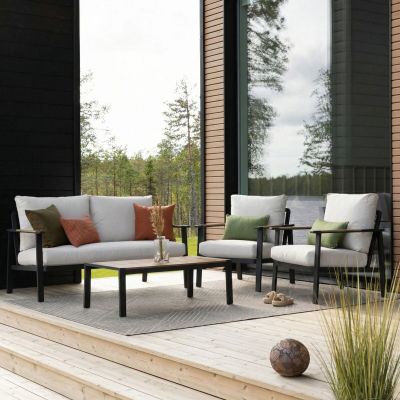 Veke Lakeus sohvaryhmä musta/hiekka