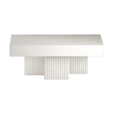 NORR11 Gear sohvapöytä Chalk, 100x100 cm