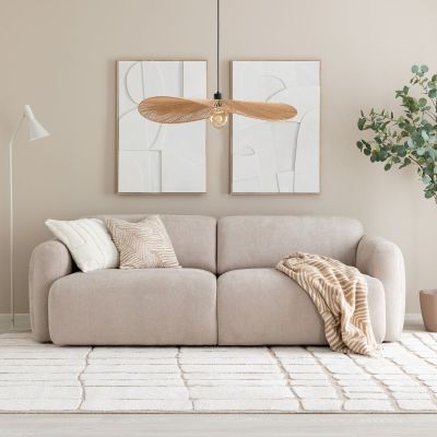 Veke Lumo 3-istuttava sohva Storm 06 beige, asiakaspalautus