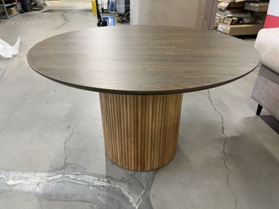 Veke Korpi pyöreä ruokapöytä Ø120 cm tammi/savutammi
