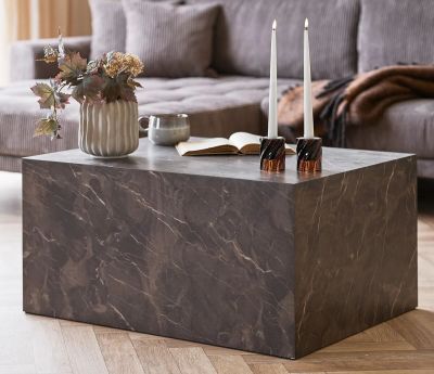 House Nordic Prague sohvapöytä 80x60 cm tummanruskea marmori look, asiakaspalaut