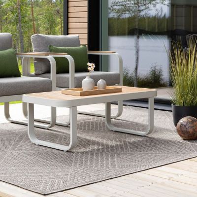 Veke Lumme sohvapöytä 107x50 cm greige/ruskea