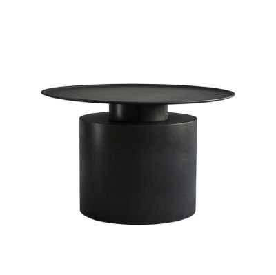 101 COPENHAGEN - Pillar sivupöytä, musta, 41 cm, rauta