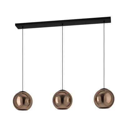 Stars of Light - Cordoba riippuvalo 3-lamppuinen pitkä kupari EGLO