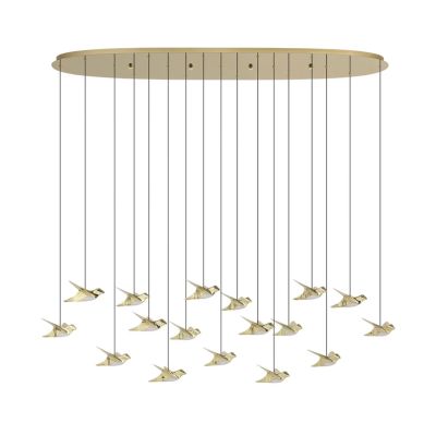 Stars of Light - Paratebueno riippuvalo messinki 17-lamppuinen EGLO