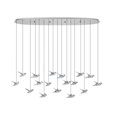 Stars of Light - Paratebueno riippuvalo, kromi 17-lamppuinen EGLO