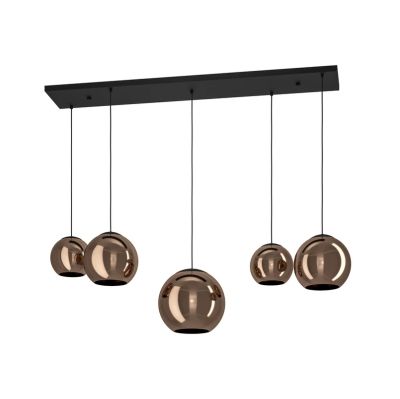 Stars of Light - Cordoba riippuvalo 5-lamppuinen pitkä kupari EGLO