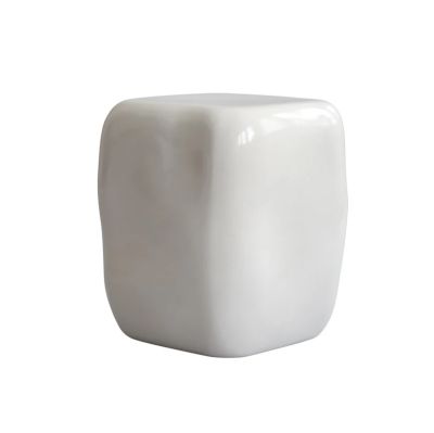 101 COPENHAGEN - Ishi sivupöytä valkoinen Leveys 31 cm Lasi