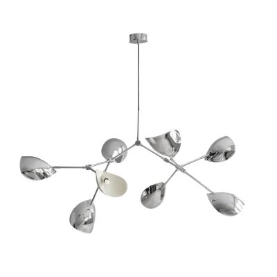 101 COPENHAGEN - Stingray kattokruunu, kromi, 152 cm, 8-lamppuinen