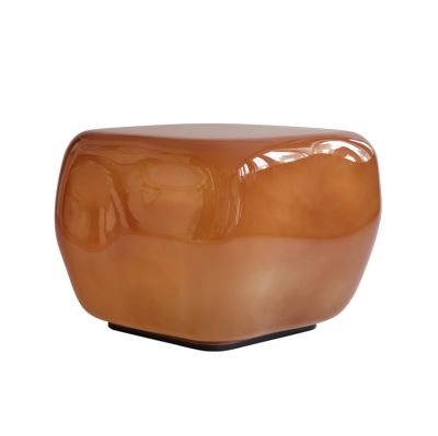 101 COPENHAGEN - Ishi sivupöytä, karamelli, 52 cm, lasi