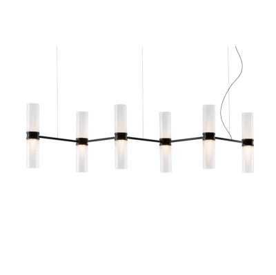 Artemide - Zephyr Linear LED-riippuvalaisin, musta, pituus 160 cm