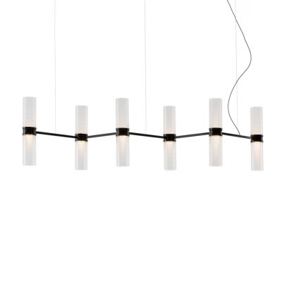 Artemide - Zephyr Linear App LED-riippuvalaisin, musta, pituus 160 cm