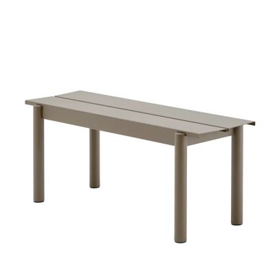 Muuto, Linear Steel Penkki 110x34 cm Taupe