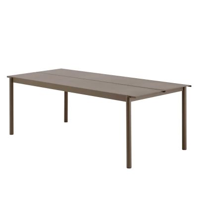 Muuto, Linear Steel Pöytä 220x90 cm Taupe