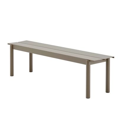 Muuto, Linear Steel Penkki 170x34 cm Taupe