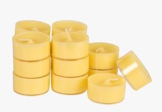 hemtex Telys lämpökynttilät, 16 kpl vaaleankeltainen