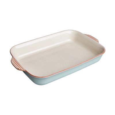 Denby Heritage Pavilion uunivuoka Sininen–beige, large, suorakulmainen